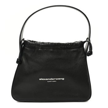 ALEXANDER WANG Lambskin Nylon Small Ryan Bag Black