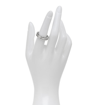 BULGARI 18K White Gold B.Zero1 One-Band Ring 53 6.5 BULGARI 18K White Gold B.Zero1 One-Band Ring 53 6.5