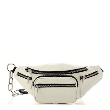 ALEXANDER WANG Lambskin Attica Belt Bag White