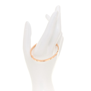CARTIER 18K Pink Gold Small LOVE Bracelet 16 CARTIER 18K Pink Gold Small LOVE Bracelet 16