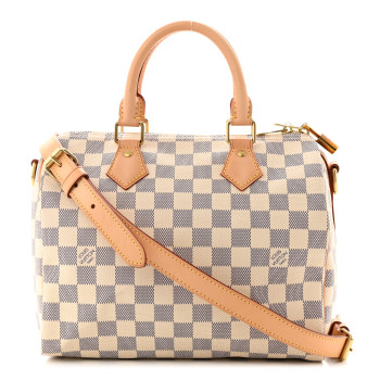  LOUIS VUITTON Damier Azur Speedy Bandouliere 25