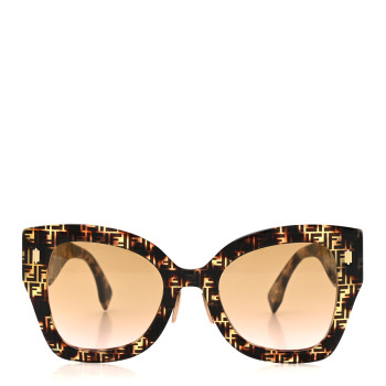 FENDI Acetate FF 53mm Sunglasses 0434/G/S Havana