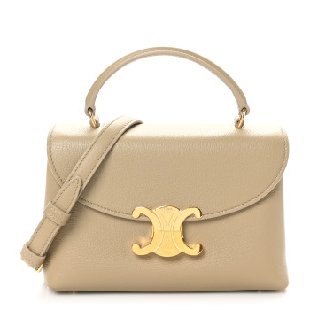 CELINE Supple Calfskin Teen Nino Cappuccino