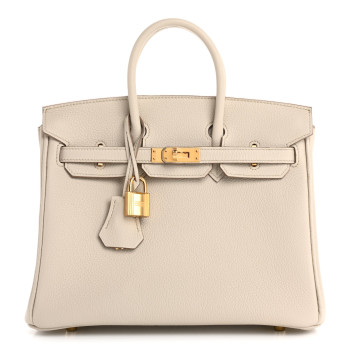 HERMES Togo Birkin 25 Beton