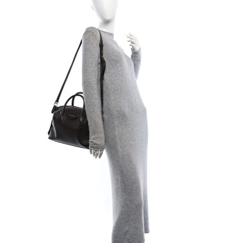 GIVENCHY Smooth Calfskin Small Soft Antigona Dark Brown