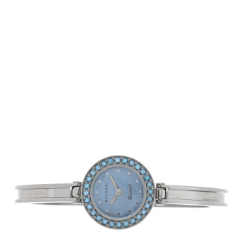 BULGARI Stainless Steel Blue Topaz Blue Mother of Pearl 22mm B.Zero1 Quartz Watch BULGARI Stainless Steel Blue Topaz Blue Mother of Pearl 22mm B.Zero1 Quartz Watch