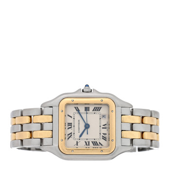 CARTIER Stainless Steel 18K Yellow Gold 27mm Panthere Quartz Watch CARTIER Stainless Steel 18K Yellow Gold 27mm Panthere Quartz Watch