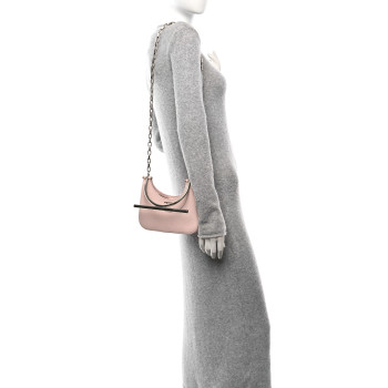 ALEXANDER MCQUEEN Graned Lambskin Mini T-Bar Bag Venus Pink ALEXANDER MCQUEEN Graned Lambskin Mini T-Bar Bag Venus Pink