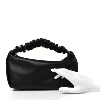 ALEXANDER WANG Lambskin Mini Scrunchie Bag Black