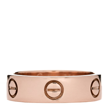 CARTIER 18K Pink Gold 5.5mm LOVE Ring 53 6.5 CARTIER 18K Pink Gold 5.5mm LOVE Ring 53 6.5