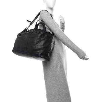 GIVENCHY Sugar Goatskin Large Nightingale Black Navy