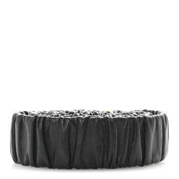 CHANEL Lambskin Heart Belt 85 34 Black