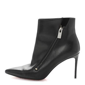 CHRISTIAN LOUBOUTIN Calfskin So Kate Booty 85 Ankle Boots 38 Black