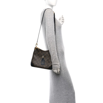 LOUIS VUITTON Monogram Odeon PM Black
