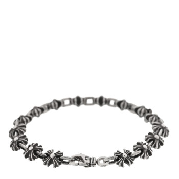 CHROME HEARTS Sterling Silver Maltese Cross Link Bracelet
