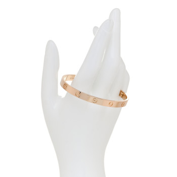 CARTIER 18K Pink Gold LOVE Bracelet 19 CARTIER 18K Pink Gold LOVE Bracelet 19