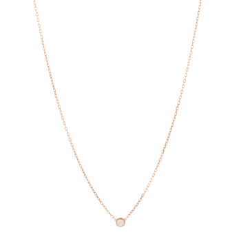 CARTIER 18K Pink Gold Diamond SM D'Amour Pendant Necklace CARTIER 18K Pink Gold Diamond SM D'Amour Pendant Necklace