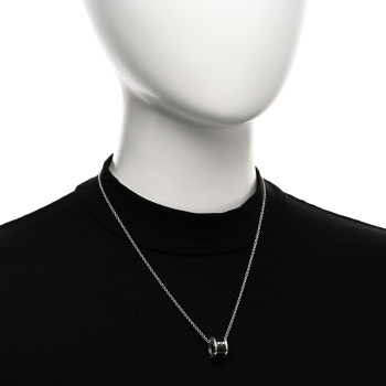 BULGARI Sterling Silver Ceramic Save The Children Pendant Necklace BULGARI Sterling Silver Ceramic Save The Children Pendant Necklace