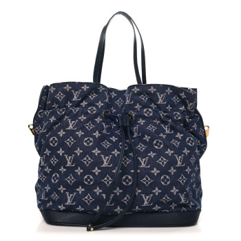 LOUIS VUITTON Denim Noefull MM Grand Blue