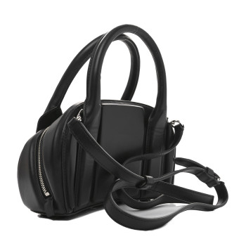 ALEXANDER WANG Lambskin Small Top Handle Roc Black