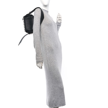 ALEXANDER WANG Pebbled Lambskin Small Ricco Shoulder Bag Black