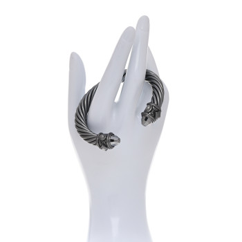 DAVID YURMAN Aluminum 10mm Cable Renaissance Bracelet Grey DAVID YURMAN Aluminum 10mm Cable Renaissance Bracelet Grey