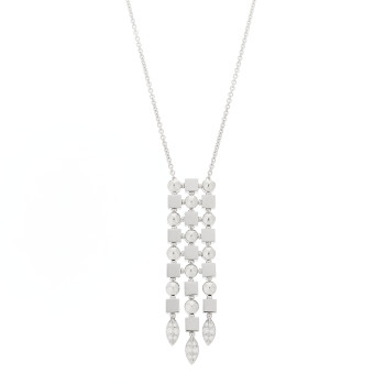 BULGARI 18K White Gold Diamond Lucea Necklace BULGARI 18K White Gold Diamond Lucea Necklace