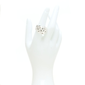 DAVID YURMAN Sterling Silver Braided Cable Dome Ring 54 7 DAVID YURMAN Sterling Silver Braided Cable Dome Ring 54 7