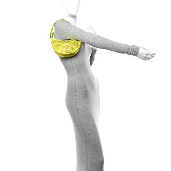 VERSACE Crystal La Medusa Mini Repeat Hobo Tropical Yellow