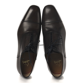 CHRISTIAN LOUBOUTIN Calfskin Mens Greghost Oxfords 43 Brown
