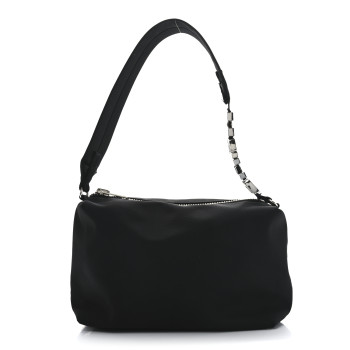 ALEXANDER WANG Nylon Canvas Heiress Sport Shoulder Bag Black