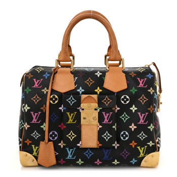LOUIS VUITTON Monogram Multicolor Speedy 30 Black
