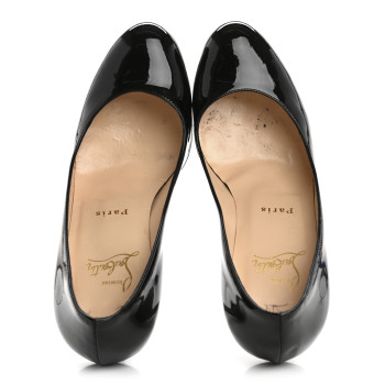 CHRISTIAN LOUBOUTIN Patent New Simple 100 Pumps 37 Black