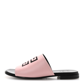 GIVENCHY Lambskin Mesh 4G Sandals 37 Blush Pink