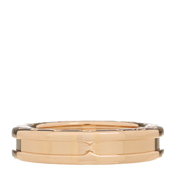 BULGARI 18K Rose Gold B.Zero1 One-Band Ring 50 5.25 BULGARI 18K Rose Gold B.Zero1 One-Band Ring 50 5.25