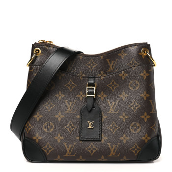 LOUIS VUITTON Monogram Odeon PM Black