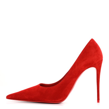 CHRISTIAN LOUBOUTIN Veau Velours Kate Max 100 Pumps 37.5 Loubi