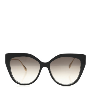 FENDI Acetate Cat Eye Sunglasses FE40011U Black