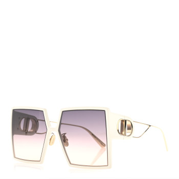CHRISTIAN DIOR Square 30 Montaigne SU Sunglasses White CHRISTIAN DIOR Square 30 Montaigne SU Sunglasses White