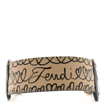 FENDI Vitello Liberty Elaphe Open Your Heart Strap You Amido Amazzonia Multicolor