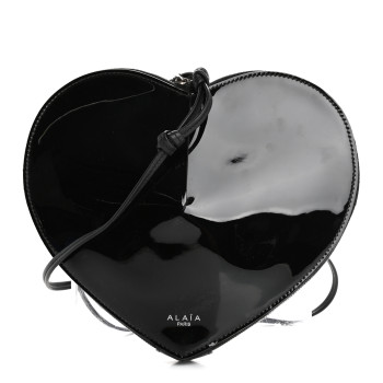 ALAIA Patent Calfskin Le Coeur Bag Black ALAIA Patent Calfskin Le Coeur Bag Black