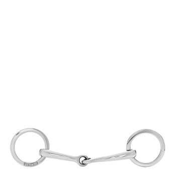 HERMES Palladium Large Mors Scarf Ring