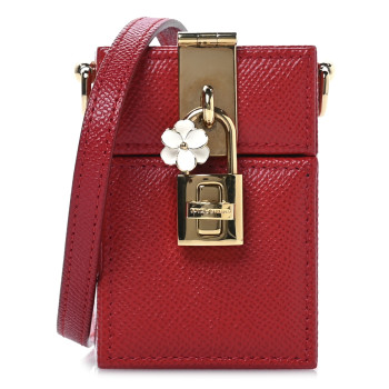 DOLCE & GABBANA Dauphine Mini Box Case Red