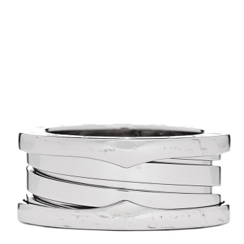 BULGARI 18K White Gold B.Zero1 Three-Band Ring 51 5.75 BULGARI 18K White Gold B.Zero1 Three-Band Ring 51 5.75