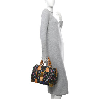 LOUIS VUITTON Monogram Multicolor Speedy 30 Black