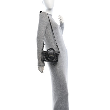 BALENCIAGA Agneau Classic Hardware Nano Le City Black