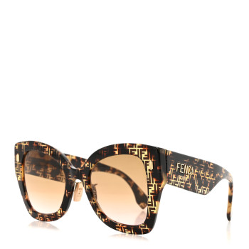 FENDI Acetate FF 53mm Sunglasses 0434/G/S Havana