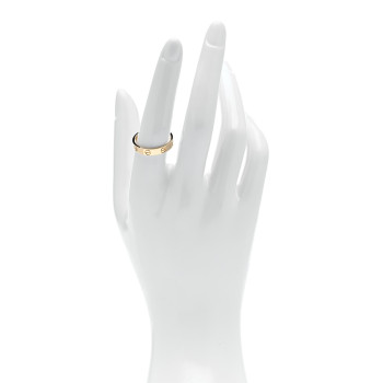 CARTIER 18K Yellow Gold 3.5mm LOVE Wedding Band Ring 56 7.75 CARTIER 18K Yellow Gold 3.5mm LOVE Wedding Band Ring 56 7.75