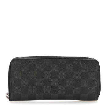 LOUIS VUITTON Damier Graphite Zippy Wallet Vertical