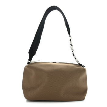 ALEXANDER WANG Nylon Canvas Heiress Sport Shoulder Bag Cognac